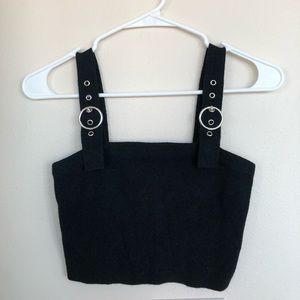 Black Crop Top Tank!